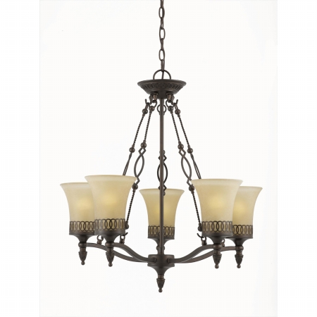 Triarch International 40133 York 5 Light Chandelier