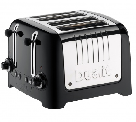 Dualit 46245 4 Slice Toaster Soft Touch Black