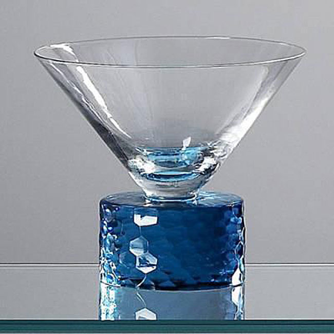 Impulse IG1001CCA Chisel Coupe Martini Aqua Set of 4