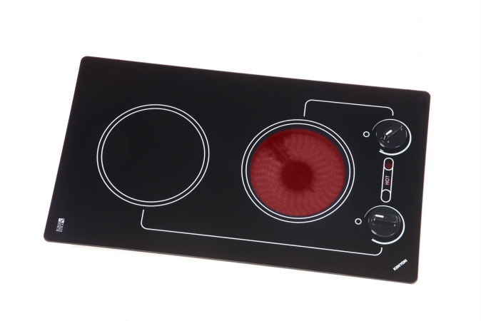 Caribbean Series 2-burner Cooktop- Black With Analog Control- Two 6 .50 Inch 120v Ul