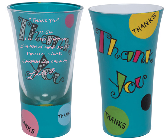 Lolita GLS155595J Thank You Shooter Glass