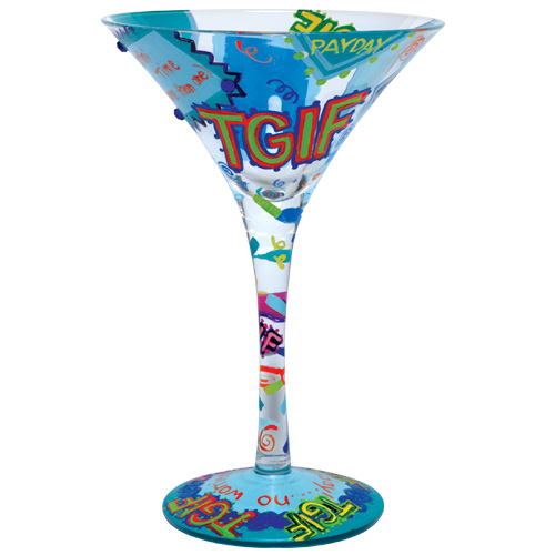 Lolita GLS45595W TGIF Martini Glass