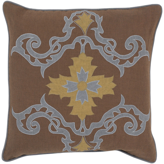 Surya PSEA1211818P 18 in. x 18 in. PolyFiber Decorative Pillows