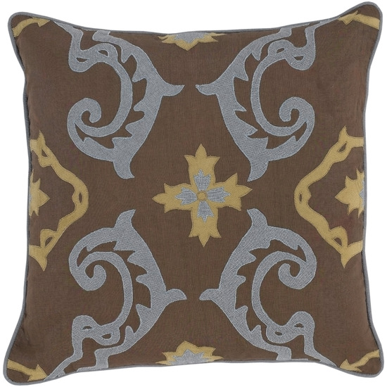 Surya PSEA121A1818P 18 in. x 18 in. PolyFiber Decorative Pillows