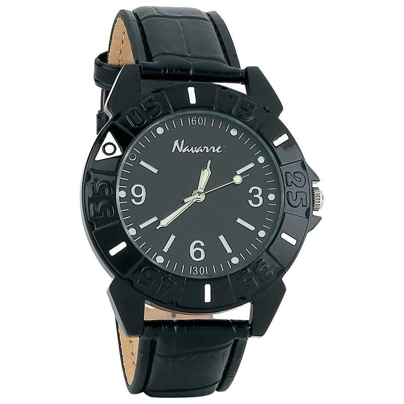 Navarre JEMWCHB Men's Quartz Movement Watch - Black