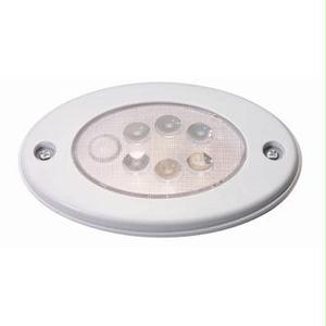 6-led Oval Recess Compartment Light White With White Bezel