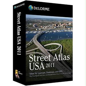 DeLorme Street Atlas USA 2011
