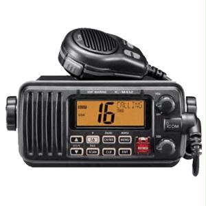 ICOM M412 11 FixedMount 25W VHF Marine Radio with Class D DSC  Black