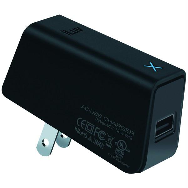 ILUV IAD517BLK Compact USB AC Charger for iPad  Black