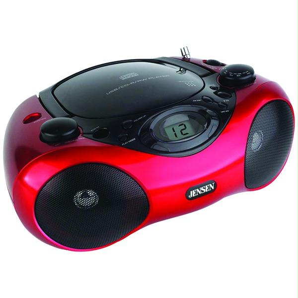 JENSEN CD480 PORTABLE STEREO CD PLAYER WITH AM/FM RADIO
