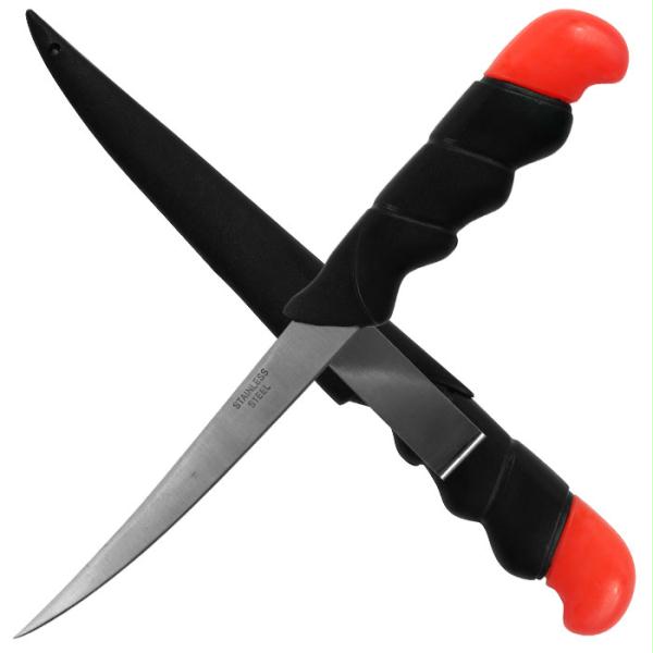 Gone Fishing Floating Filet Knife W/ Sheath 10.25 Inches
