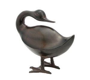 Bye Duck Statue - Bronze Aluminum