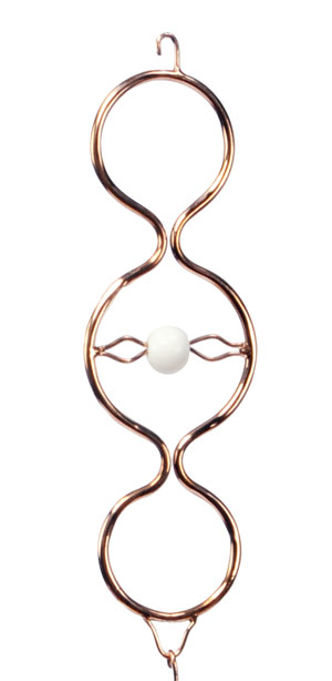Achla RNC04 Copper Rain Chain with Beads