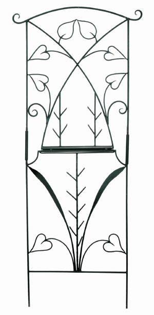 Achla FT15 Jardiniere Trellis  Black Powdercoat
