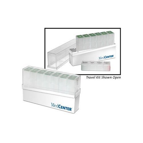 MedCenter 70183 MedCenter Weekly Pill Organizer Travel Kit