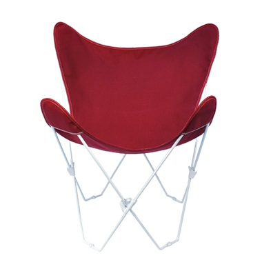 Algoma 4052116 Butterfly Chair and Cover Combination with White Frame