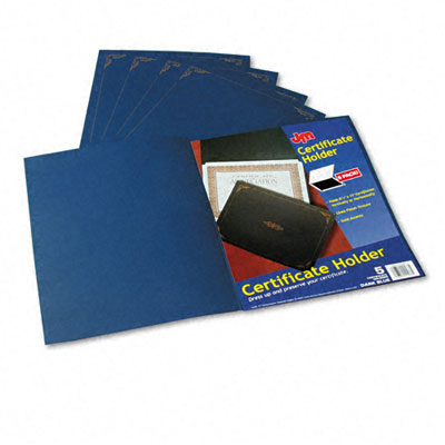29900-235bgd Certificate Holder- 12-1/2 X 9-3/4- Dark Blue- 5/pack