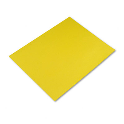 Pacon 54721 Colored 4-ply Poster Board- 28 X 22- Lemon Yellow- 25/carton