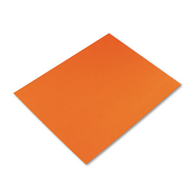 Pacon 54781 Colored 4-ply Poster Board- 28 X 22- Orange- 25/carton
