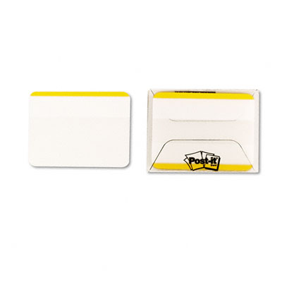Sticky Note 686f-50yw Durable File Tabs- 2 X 1 1/2- Striped- Yellow- 50/pack