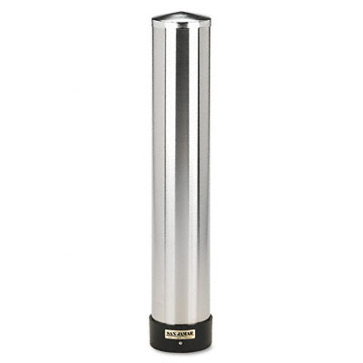 C3400p Large Water Cup Dispenser W/removable Cap-wall Mounted- Stainless Steel
