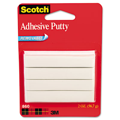 Scotch 860 Adhesive Putty- Nontoxic- 2 Oz