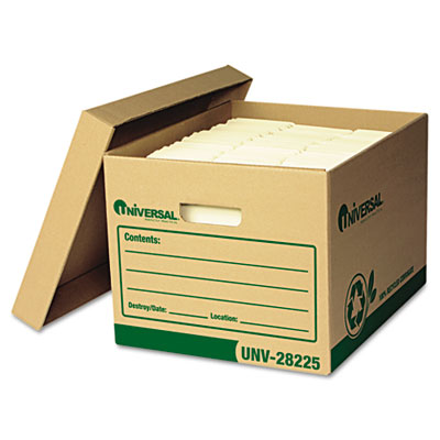 28225 Recycled Record Storage Box- Letter/legal- 12 X 15 X 10- Kraft- 12/carton