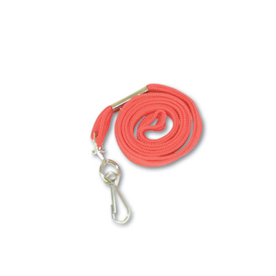 Advantus 75425 Deluxe Lanyards- J-hook Style- 36&quot; Long- Red- 24/box