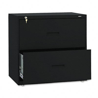 432lp Embark 400 Series Two-drawer Lateral File- 30w X 19-1/4d X 28-3/8h- Black