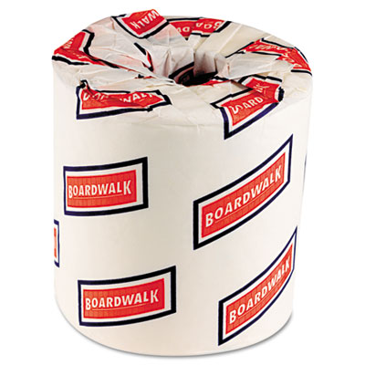 Boardwalk 6170 OnePly Toilet Tissue 1000 Sheets White 96 Rolls/Carton