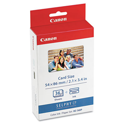 Canon 7739A001 7739A001 Ink Cartridge/Photo Paper Set- 36 Sheets