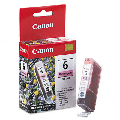 Canon BCI6PM BCI6PM (BCI-6) Ink Tank- 370 Page-Yield- Photo Magenta