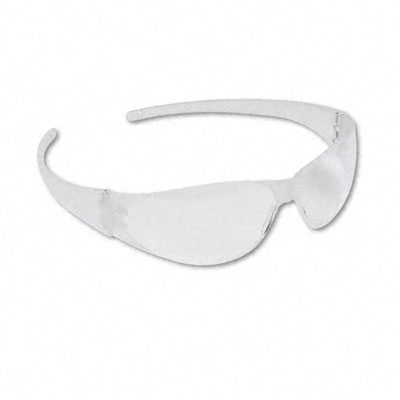 Ck100 Checkmate Wraparound Safety Glasses- Clr Polycarbonate Frame- Uncoated Clr Lens