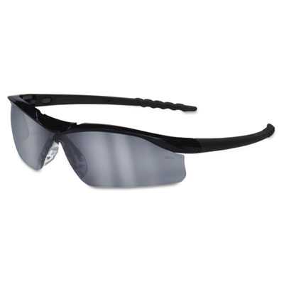 Dallas Wraparound Safety Glasses- Black Frame- Gray Indoor/outdor Lens