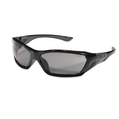 Ff122 Forceflex Safety Glasses- Black Frame- Gray Lens