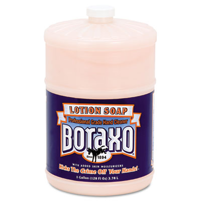 02709 Boraxo Liquid Lotion Soap- Pink- Floral Fragrance- 1-gal Bottle- 4/carton
