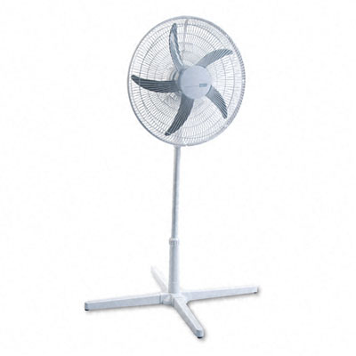 Holmes HASF2120 20 Inch ThreeSpeed Adjustable Oscillating Power Stand Fan Metal/Plastic White