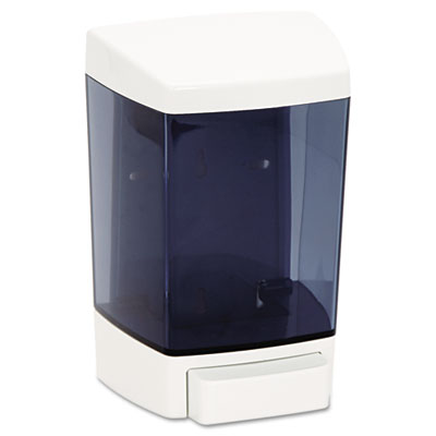 9346 Plastic Soap Dispenser- 46-oz- 5-1/2w X 4-1/4d X 8-1/2h- White