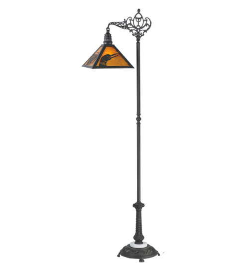 107463 68.5 In. H Loon Pine Needle Floor Lamp