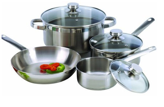 Cookpro Pro503 Steel Cookware Set 7 Pieces Encapsulated Base