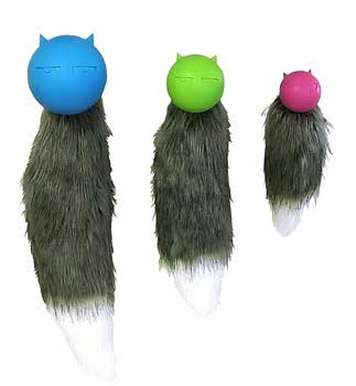 Jw Pet Company DJW43193 Medium Cuz Tail Rubber Dog Toy