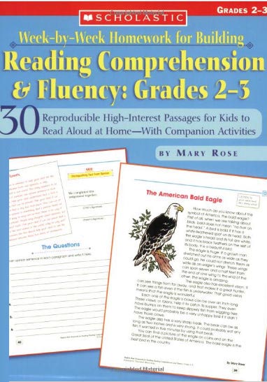 Scholastic 978-0-439-51779-9 Week-by-week Homework For Building Reading Comprehension & Fluency - Grades 2-3