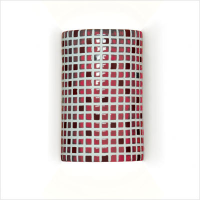 M20308-mr Confetti Wall Sconce Matador Red - Matador Red - Mosaic Collection