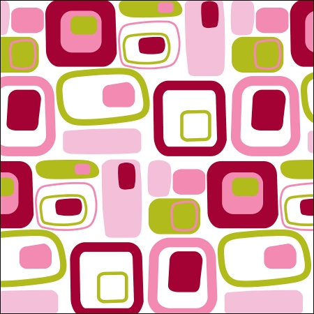 WallPops WPB90243 Go Retro Pink Blox Pack of 2