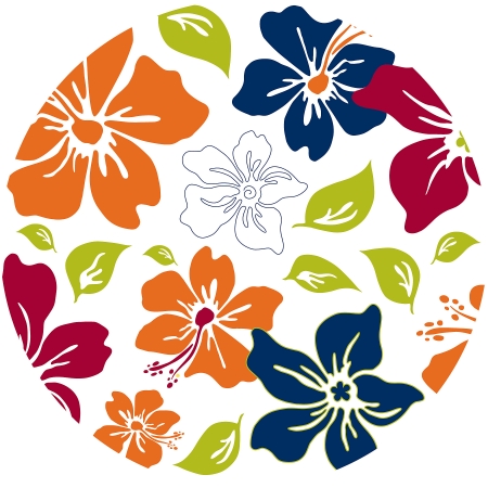 WallPops WPD90257 Island Fusion Blue Dot Pack of 2