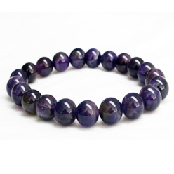 CET Domain 2C070045 Natural Purple Agate Amethyst Bracelet 8 mm
