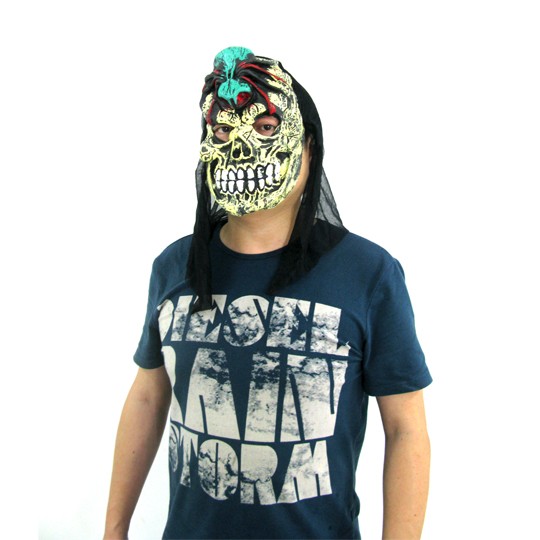 CET Domain G0000008 Halloween Skeleton Mask with Flashing Spider