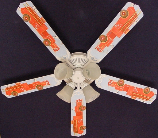 Ceiling Fan Designers Dalmatians Fire Truck no.2 Ceiling Fan 52 in.