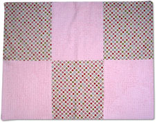 Crafty Baby CH10028 Chenille Blanket  Vintage Dots