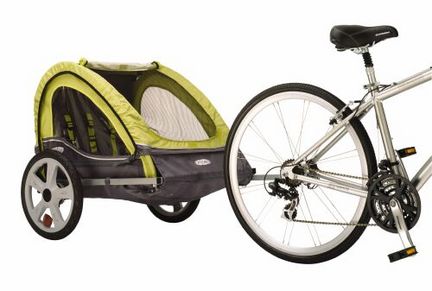 InSTEP 12-QL234 Sierra Double Seated Trailer - Green-Gray